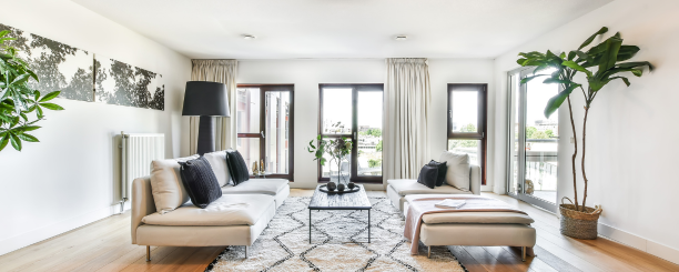 Welke gordijnen kies je bij een witte muur?