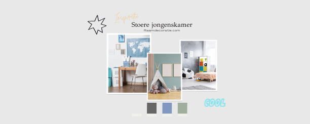 Zo richt je een stoere jongenskamer in