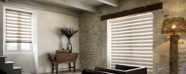 Verschillende soorten duo rolgordijnen