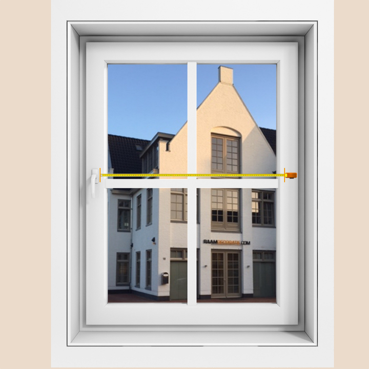 Rolgordijn opmeten meetinstructies draai kiepraam