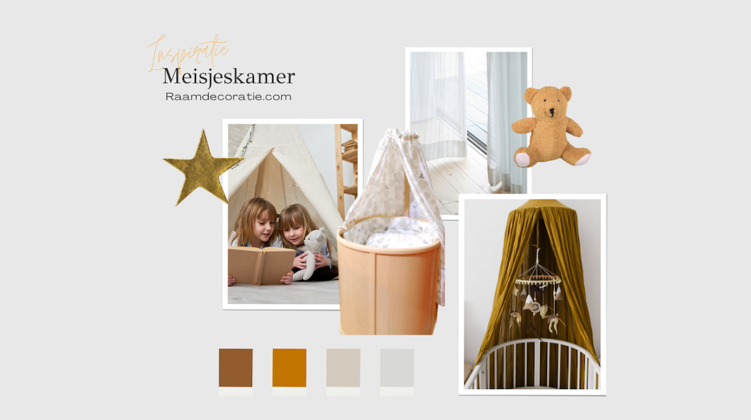 moodboard inspiratie meisjeskamer