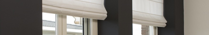 vouwgordijnen als binnenzonwering