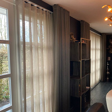 Andy en Melisa gordijnrail