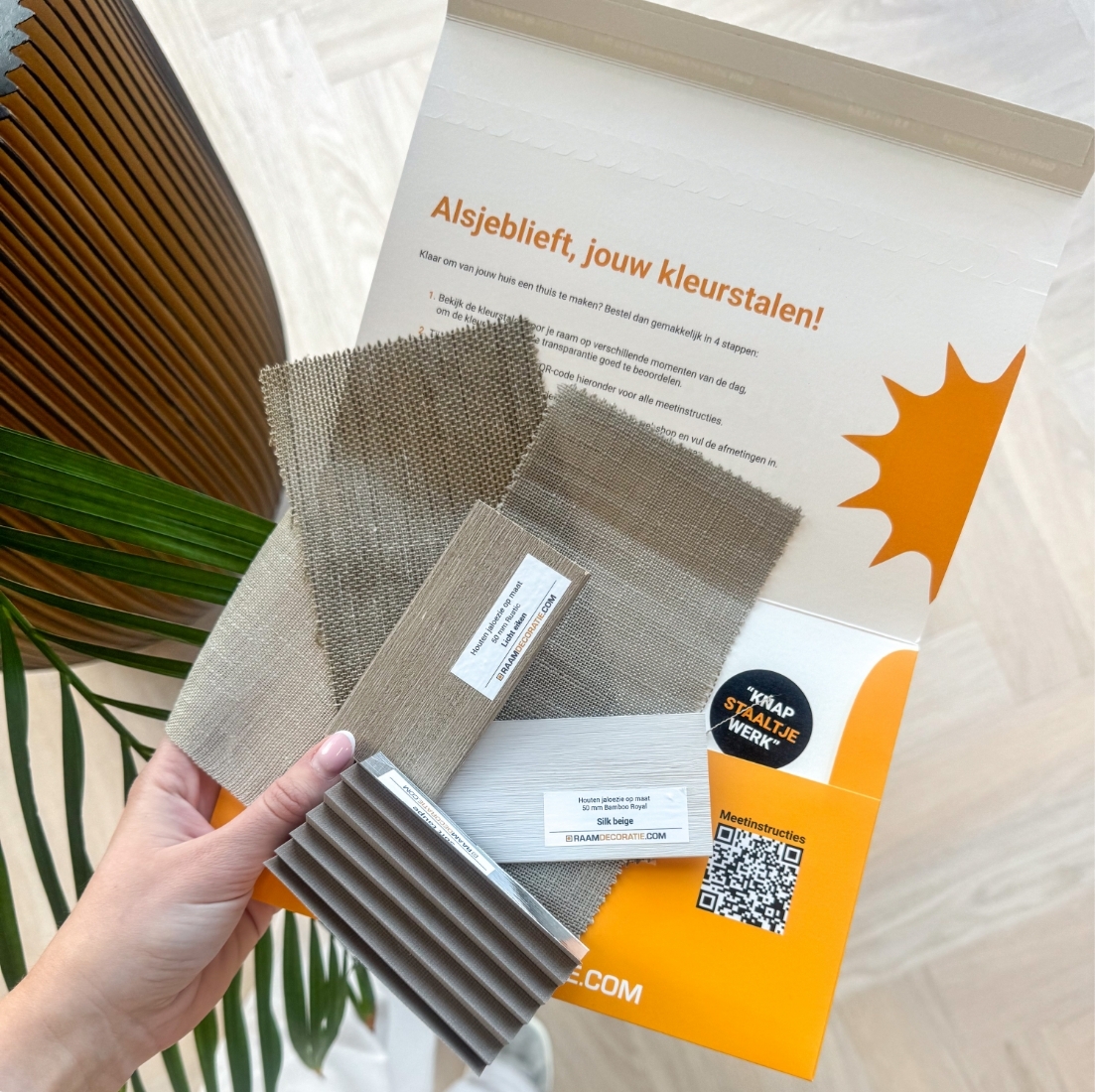 Kleurstalen aanvragen