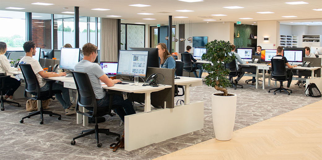 Binnenkant werkvloer