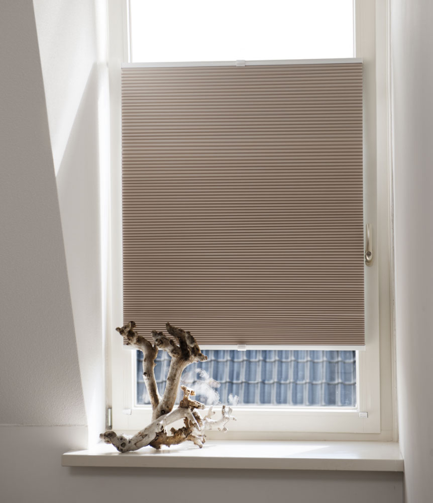 Verduisterend plisségordijn