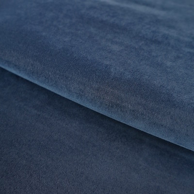 velours gordijnen blauw